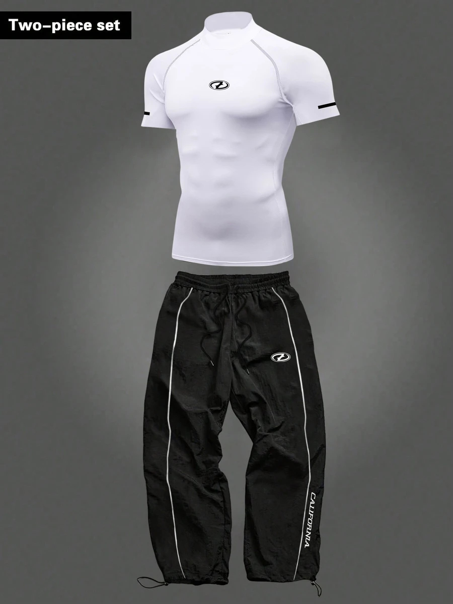 Acti Log Men's Sports Set, Running Workout, Outdoor Casual - Multicolor - View 1