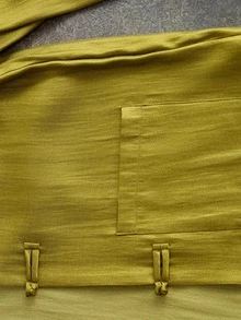 Aveloria Modichic Jaket Satin Kuning Mustard Gaya Cina Baru dengan Kerah Tegak dan Kancing Katak, Jaket Jas Zen Tang Vintage - Mustard Yellow - View 8