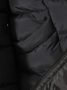 Jaket Kasual Serbaguna Musim Dingin untuk Remaja Perempuan - Hitam - View 7