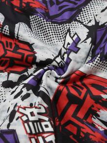 Notgurli Transformers X SHEIN 5pcs/Pack Retro Manga Style Men's Boxer Briefs - Multicolor - View 3