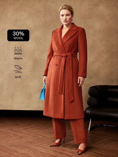 MOTF PREMIUM PLUS AUTUMN/WINTER WOOL FITTTED BETED OVERCHEAT