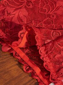 Divavoom 女款大尺碼性感蕾絲內褲 3件組 - 彩色 - 查看 4