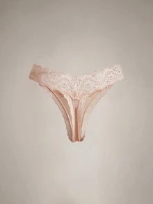 DreamPoppy 5pcs/Pack Women's Multi-Color Casual Lace Patchwork Low Waist Thong Panty - Multicolor - View 13