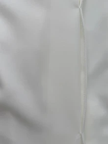 SHEIN 女款高級純白色簡約優雅立領無袖長洋裝，極簡洗鍊修身剪裁百搭長版襯衫裙，適合約會、通勤與日常穿著 - 白色 - 查看 11