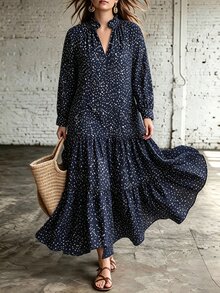 Linhara CURVE Dress Ukuran Plus - MultiWarna - View 7