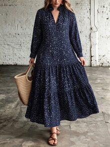 Linhara CURVE Dress Ukuran Plus - MultiWarna - View 6