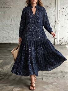 Linhara CURVE Dress Ukuran Plus - MultiWarna - View 4