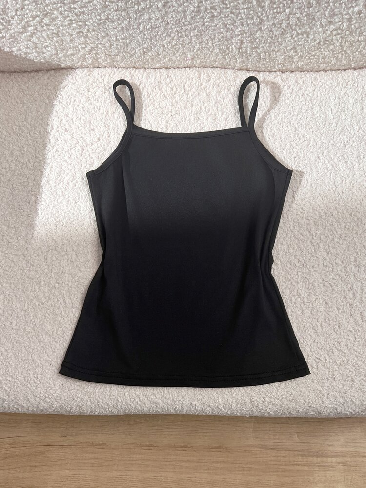 SHEIN Tween Girl Casual Versatile Solid Color Camisole - Multicolor - View 6