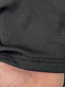 Rusticease Middle-Aged Women V-Neck Casual Versatile Daily Wear T-Shirt - Black - View 6