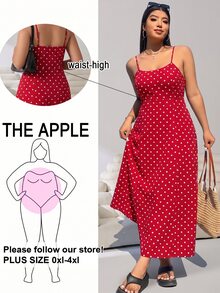 Solflare Spring/Summer Clothing Spaghetti Strap Back Lace-Up Adjustable Waist Invisible Zipper Plus Size Dress Beach Wedding Guest - Multicolor - View 1
