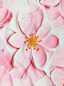 EMERY ROSE 大码女式碎花休闲上衣，夏季新品，粉色，花朵图案，时尚百搭，优雅风格，适合度假和约会 - 彩色 - 查看 5