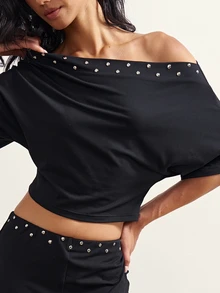Bohemela Women Two-Piece Outfits - Black - View 2