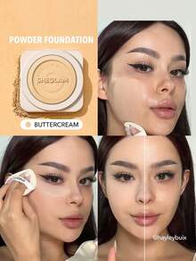 SHEGLAM Skin-Focus 高遮瑕粉狀粉底-Buttercream 品牌美妝化妝品 適合女士與女孩 - Buttercream - 查看 1