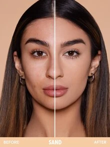 SHEGLAM Skin-Focus High Coverage Powder Foundation-Sand Brand Beauty Cosmetic Makeup For Women And Girls - Sand - View 2