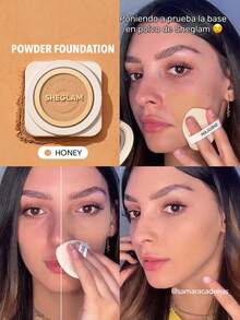 SHEGLAM Skin-Focus 高遮瑕粉狀粉底-Honey 品牌美妝化妝品 適合女士與女孩 - Honey - 查看 1