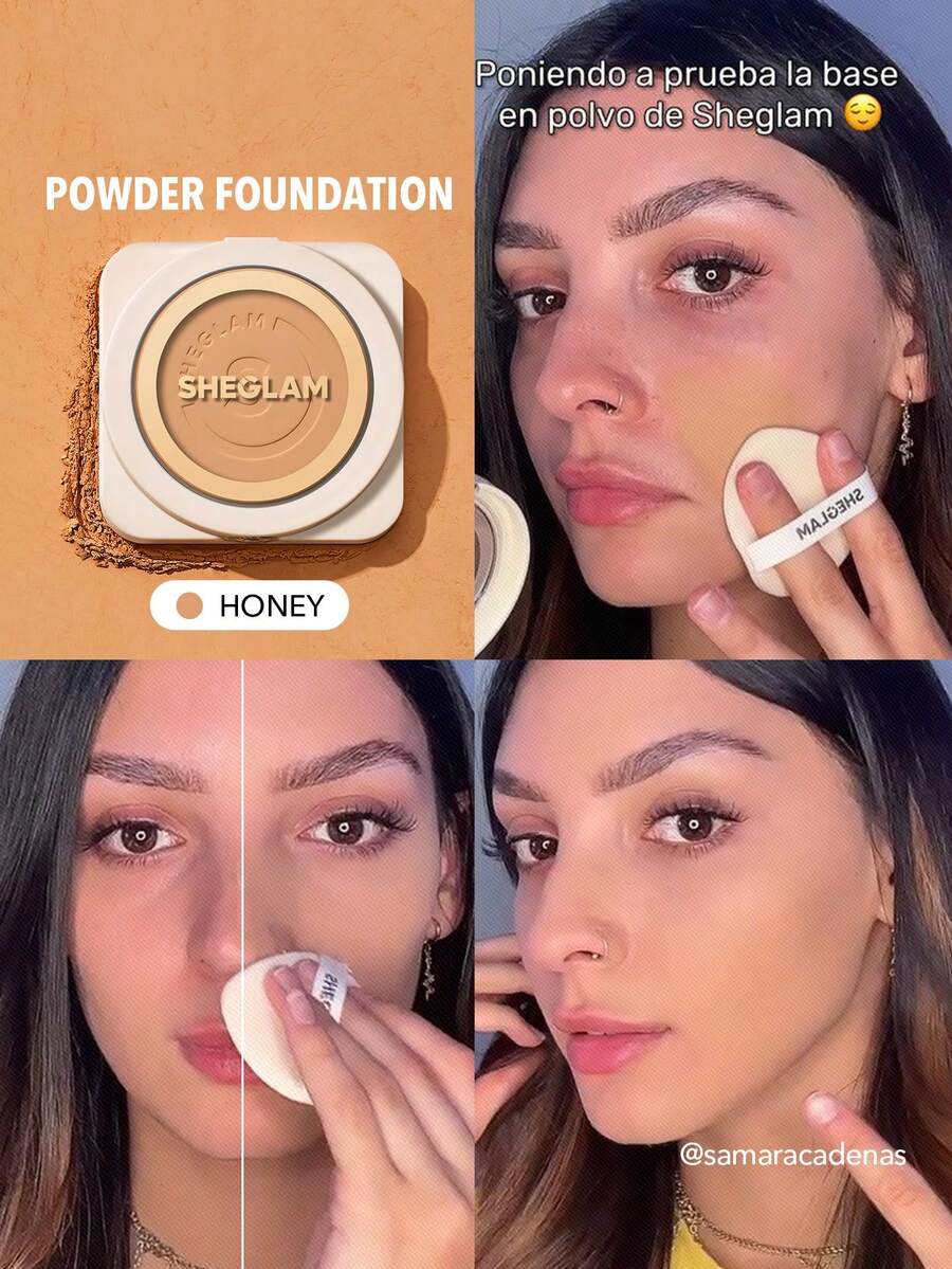 SHEGLAM Skin-Focus 高遮瑕粉狀粉底-Honey 品牌美妝化妝品 適合女士與女孩 - Honey - 查看 1