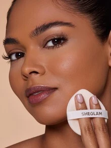 SHEGLAM Skin-Focus High Coverage Powder Foundation-Walnut Brand Beauty Cosmetic Makeup For Women And Girls - Walnut - View 6