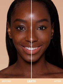 SHEGLAM Skin-Focus High Coverage Powder Foundation-Earth Brand Beauty Cosmetic Makeup For Women And Girls - Earth - View 2