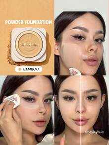 SHEGLAM Skin-Focus 高遮瑕粉狀粉底-Bamboo 品牌美妝化妝品 適合女士與女孩 - 竹子 - 查看 1