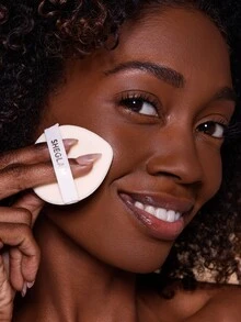 SHEGLAM Skin-Focus High Coverage Powder Foundation-Hazelnut Brand Beauty Cosmetic Makeup For Women And Girls - Hazelnut - View 6