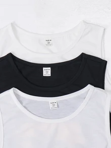SHEIN 3件套青少年男童背心 - 彩色 - 查看 6
