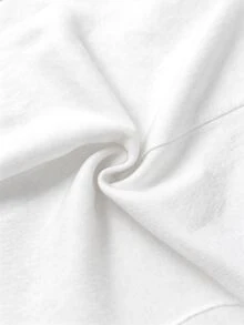 GlowEve CURVE 大码女式花卉刺绣休闲百搭通勤背心外套 - 白色 - 查看 5