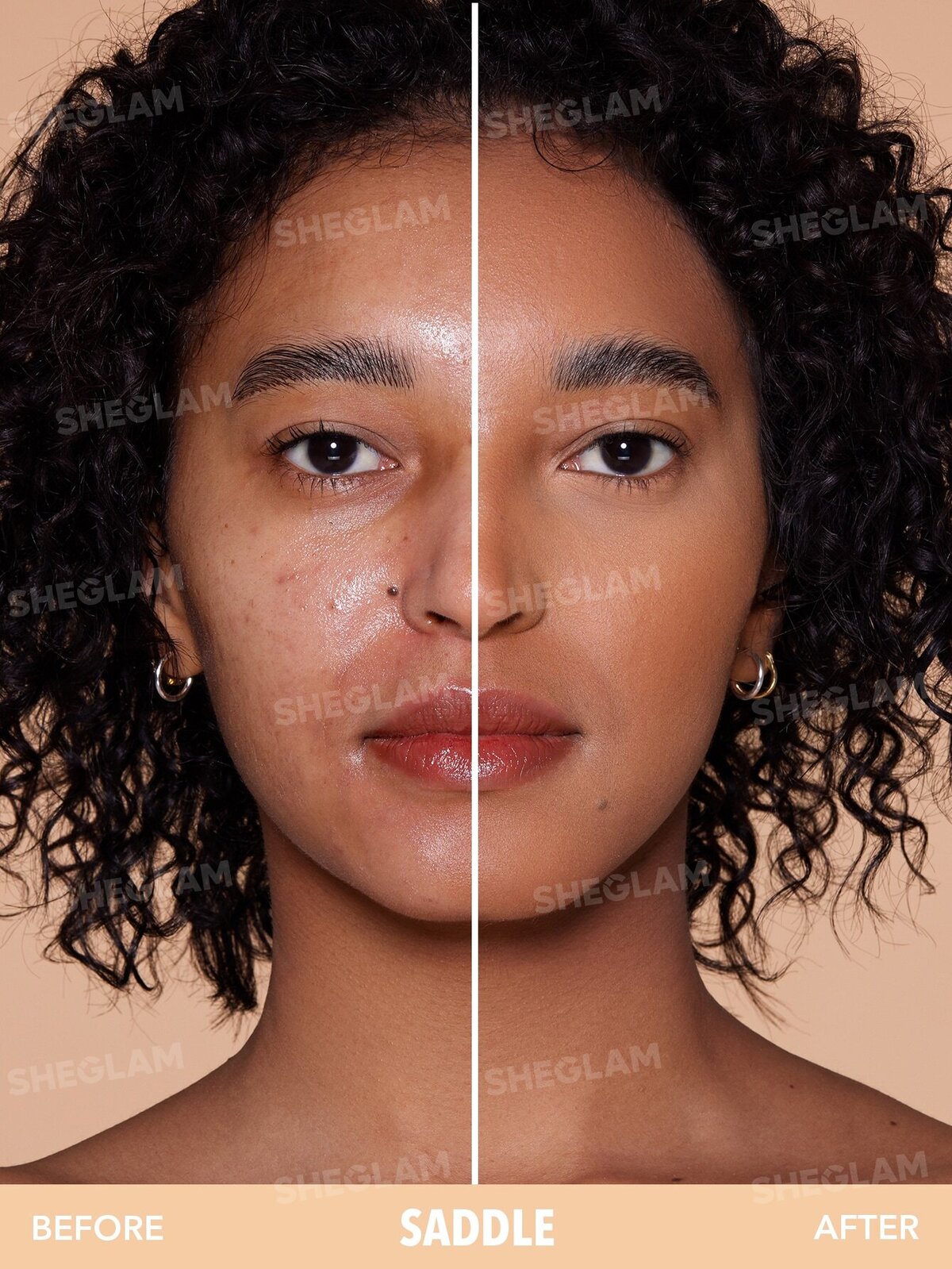 Skin-Focus High Coverage Powder Foundation-Saddle