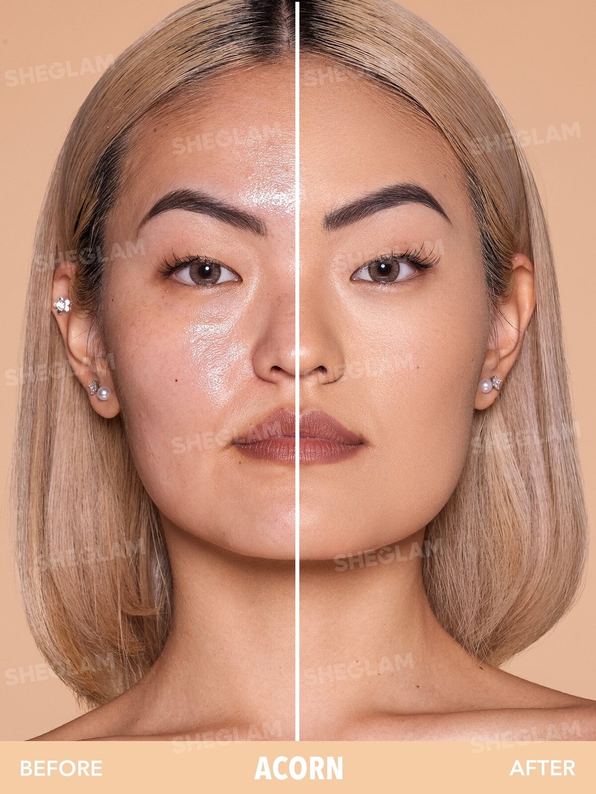 Skin-Focus High Coverage Powder Foundation-Acorn