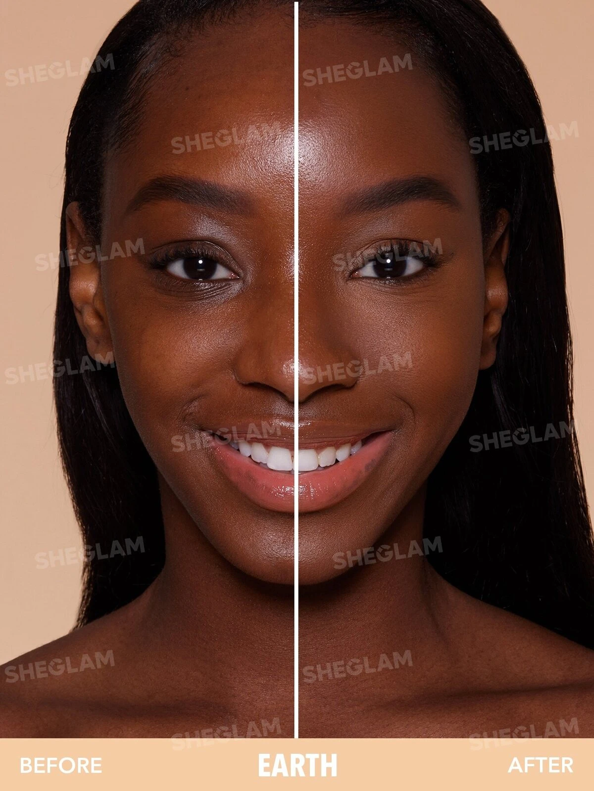 Skin-Focus High Coverage Powder Foundation-Earth