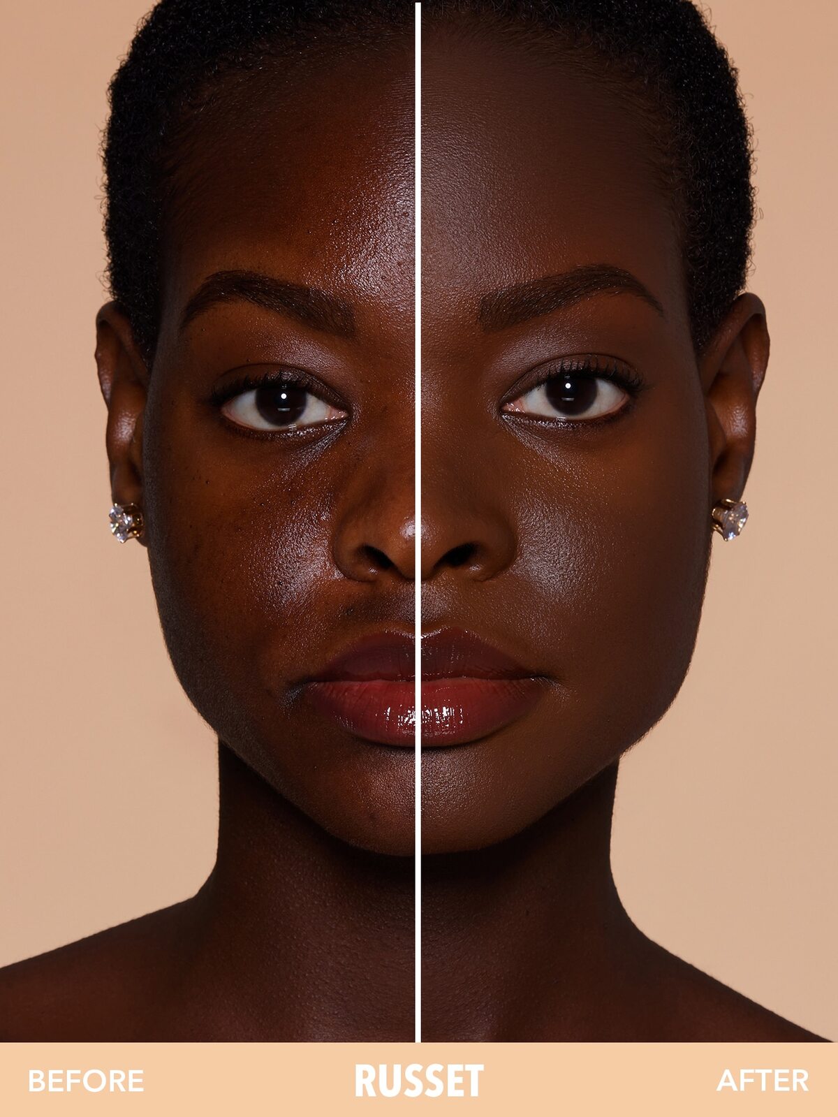 Skin-Focus High Coverage Powder Foundation-Russet