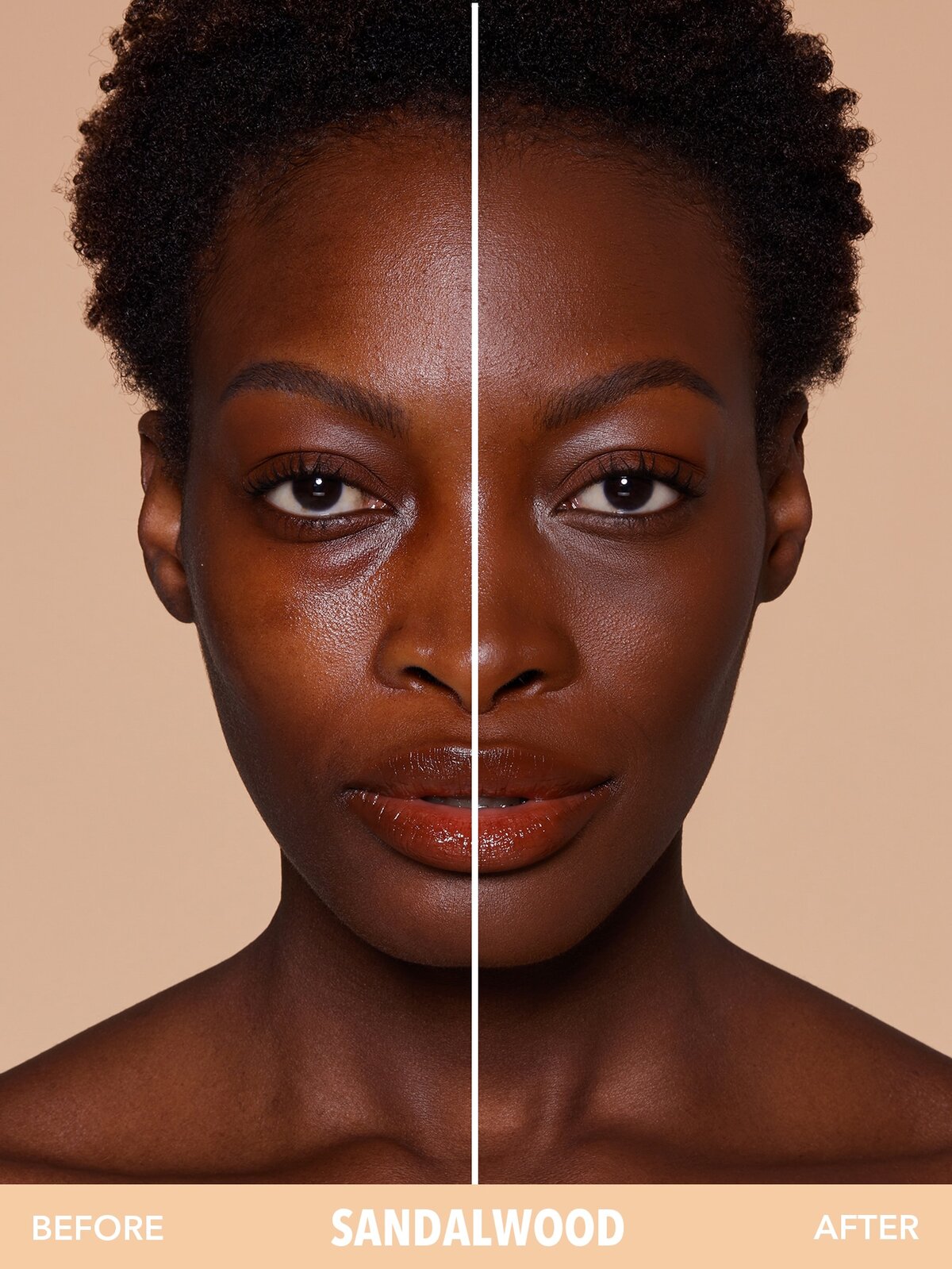 Skin-Focus High Coverage Powder Foundation-Sandalwood