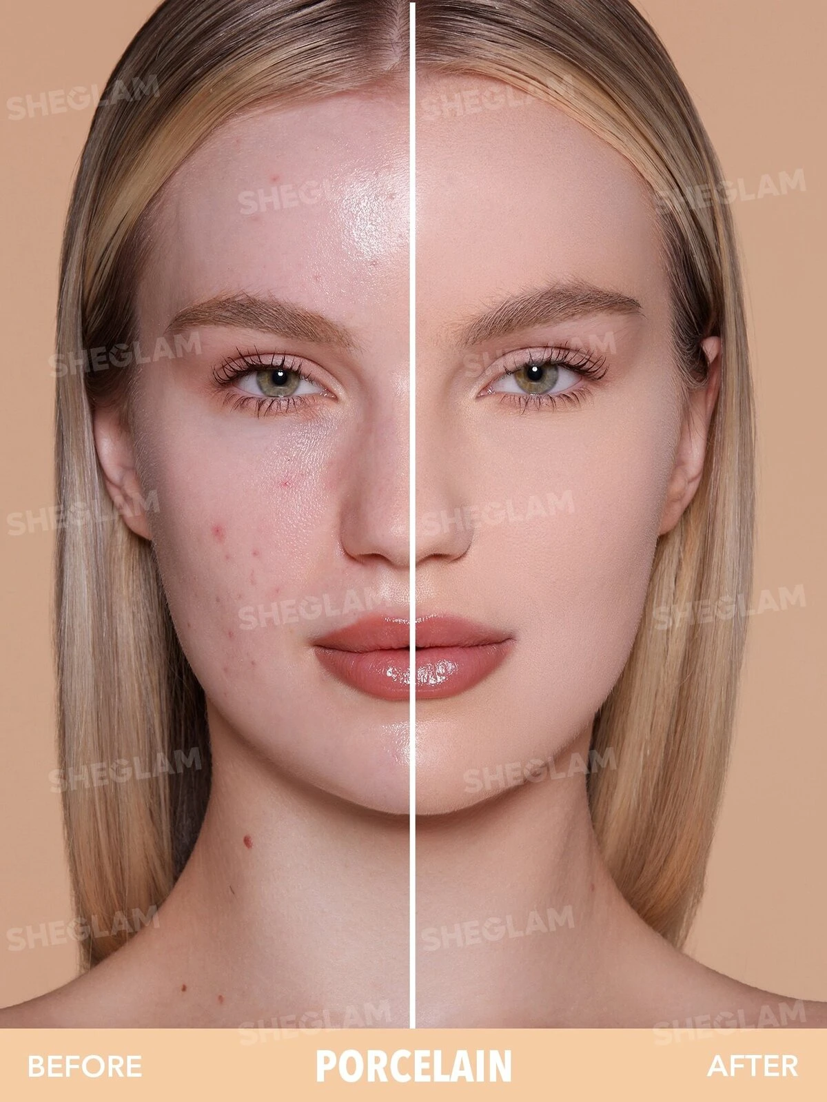 Skin-Focus High Coverage Powder Foundation-Porcelain