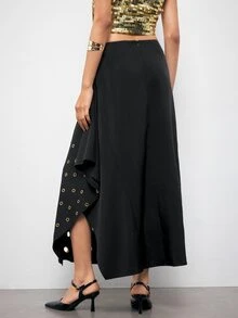 Maija Women's Sexy Fish Eye Fashion Mini Skirt Street Style,Going Out Outfits, Work Outfits For Women,Fall Clothes - Black - View 3