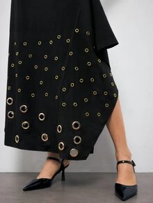 Maija Women's Sexy Fish Eye Fashion Mini Skirt Street Style,Going Out Outfits, Work Outfits For Women,Fall Clothes - Black - View 5