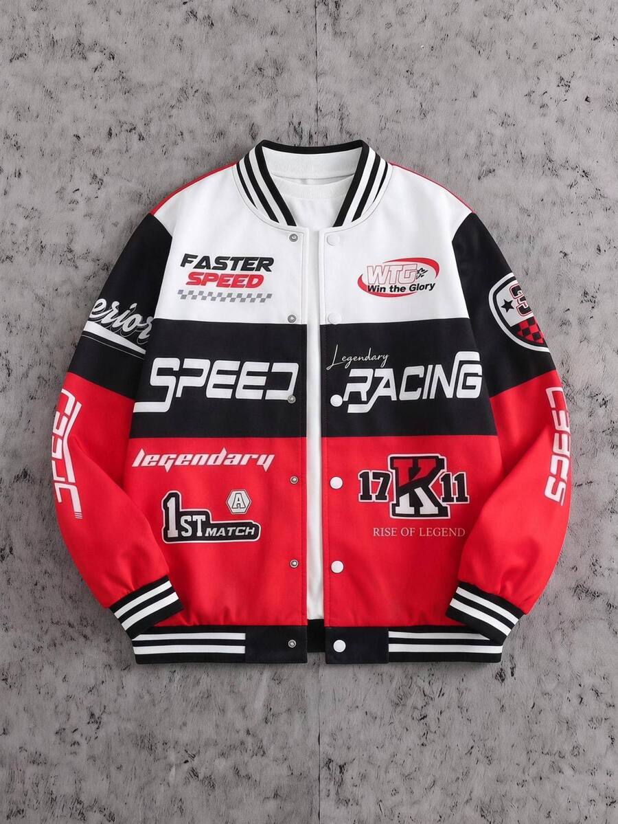 Coolqubz Teen Boys Jackets - Red - View 1