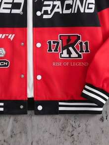 Coolqubz Teen Boys Jackets - Red - View 4
