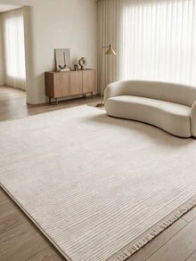 ALİCE Woven Loop Pile Scandinavian Grey Living Room Rug Kitchen Rug Runner - White - View 2