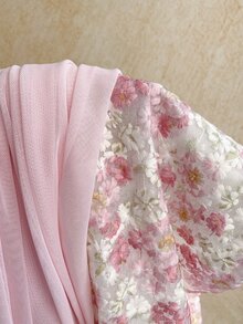 Soleia 女款性感度假無肩帶蕾絲紋理垂墜網紗抓皺胸衣迷你洋裝，適合海灘、郵輪、公路旅行、城市、約會、下午茶、波希米亞風、海邊、島嶼、夏季、音樂節、日常通勤、婚禮季、派對、嘉年華 - 彩色 - 查看 9
