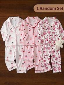 SHEIN 嬰童（女）家居服 - 粉色 - 查看 1