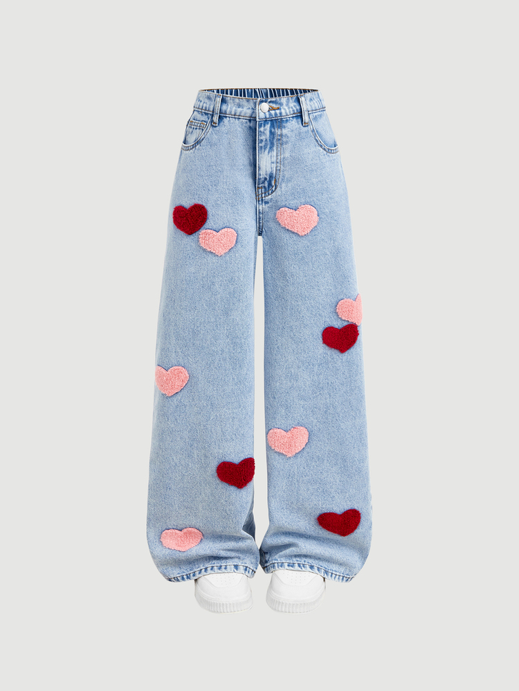SHEIN Vaqueros Niñas (8-12) - Azul - Añade 1