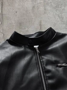 AXEPEAK Men's Autumn Fashion Commuter Jacket - Black - View 4