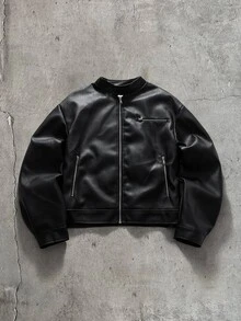 AXEPEAK Men's Autumn Fashion Commuter Jacket - Black - View 2