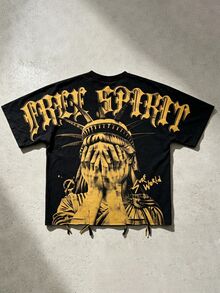 ROMWE MEN Street Life Men Letter & Figure Graphic Tee - Black - View 6