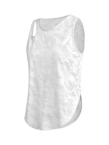 SHEIN Cheerettes Women's Camouflage Print Daily Fitness Sports Tank Top - Multicolor - View 8