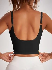 Solea Cove Solea Cove Slogan Graphic Sports Teeworkout Tank Top - Black - View 1