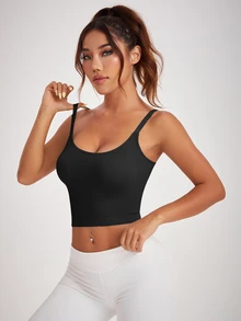 Solea Cove Solea Cove Slogan Graphic Sports Teeworkout Tank Top - Black - View 5
