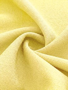 Viva Relle Plus Size Women Elegant Romantic Off-Shoulder Fitted Fishtail Dress, Spring/Summer - Yellow - View 5