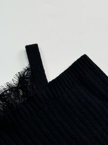 SHEIN Women Sweaters - Hitam - View 6