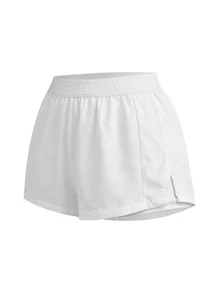SHEIN Cheerettes 女款素色百褶休閒百搭日常旅行運動短褲 - 彩色 - 查看 13
