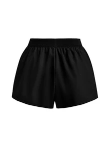 SHEIN Cheerettes 女款素色百褶休閒百搭日常旅行運動短褲 - 彩色 - 查看 11